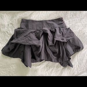 All Saints *rare* grey bustle skirt